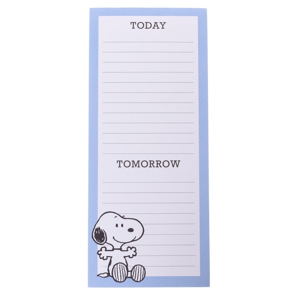 Snoopy Peanuts To Do Notepad Set - Picture 2 of 10